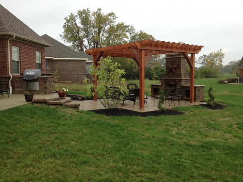 Paver patio with pergola in Centerville, Ohio Paver patio with pergola in Centerville, Ohio