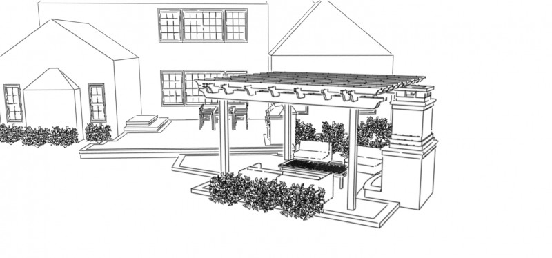 Davenport Pergola, Outdoor Fireplace and Patio Design in Centerville, Ohio Davenport Pergola, Outdoor Fireplace and Patio Design in Centerville, Ohio