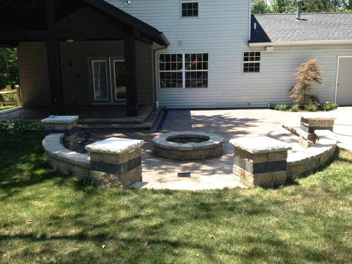 Paver Patio and Patio Roof in Milford, OH