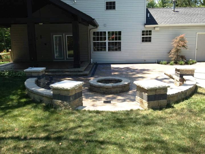 Paver Patio and Patio Roof Paver Patio and Patio Roof in Milford, OH
